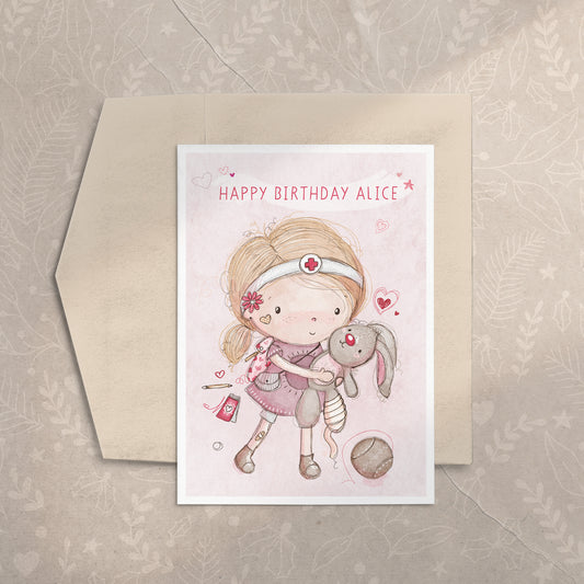 Little Vet 5x7 Greeting Card